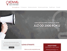 Tablet Screenshot of idwe.pl